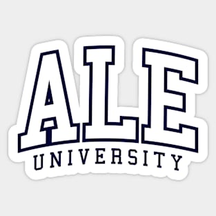 Ale University College parody Sticker